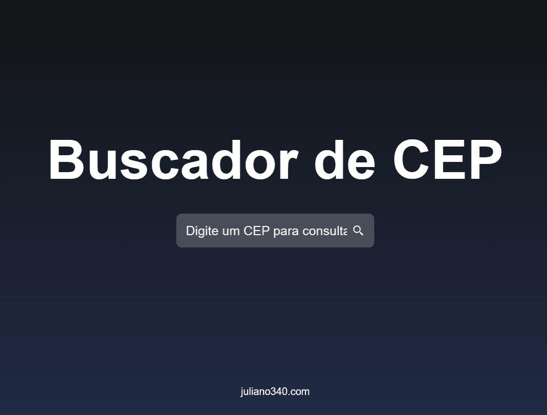 Busca CEP
