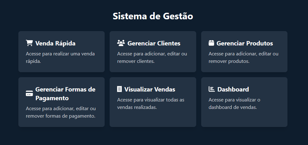 PDV Web (Ponto de Venda)